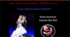 Desktop Screenshot of northamericandancesport.com
