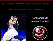 Tablet Screenshot of northamericandancesport.com